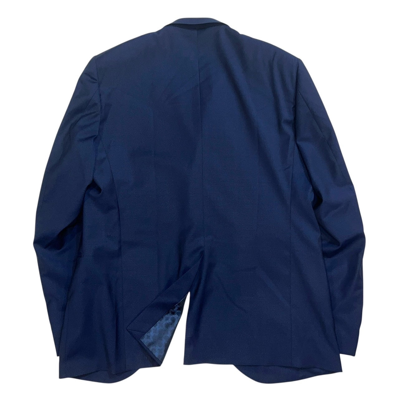 80万 一日限定出品 CORNELIANI ITALY 3Pスーツ ダイヤ織り 青 56