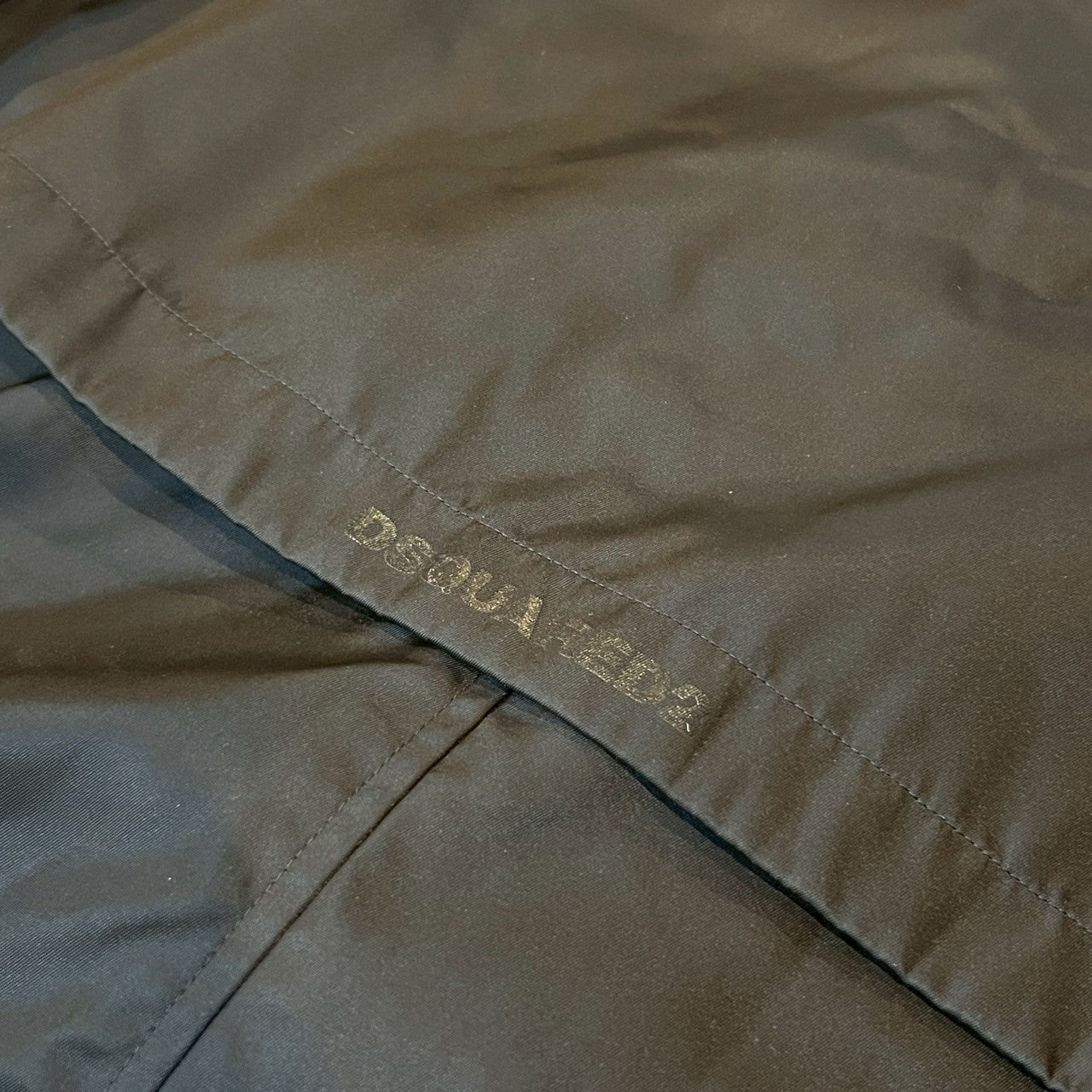 41万 新品 DSQUARED2 ドッキング モッズコート 黒 48