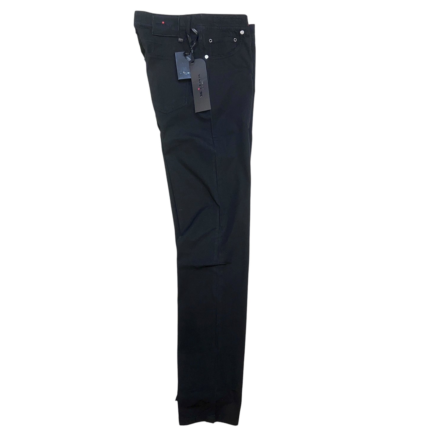 19万 新品 Kiton 総手縫い 超定番 ブラック 5ポケ パンツ 32