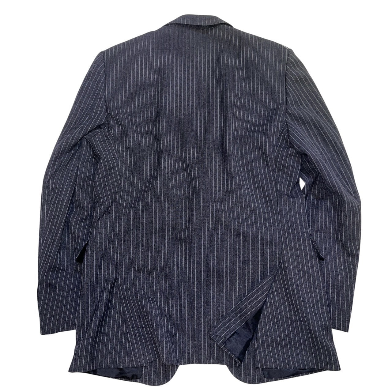 40万 2日限定 DUNHIL ウール ピンストライプ ジャケット グレー/白