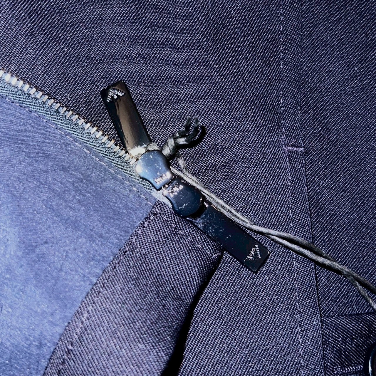 21万 新品 E.ARMANI バージンウール100% 異素材 ウインドブルゾン