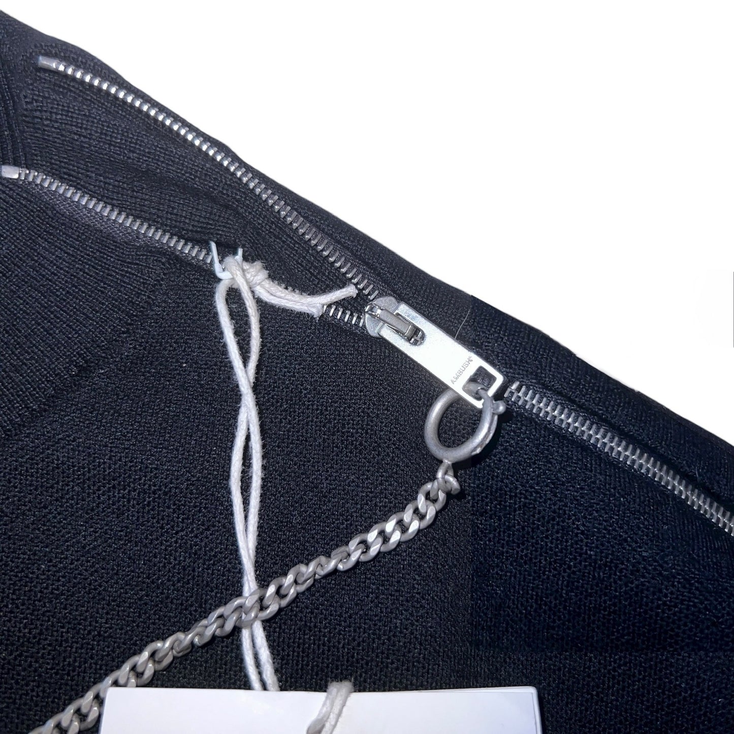 17万 新品 AMBUSH チェーン付き ニット スウェット 黒