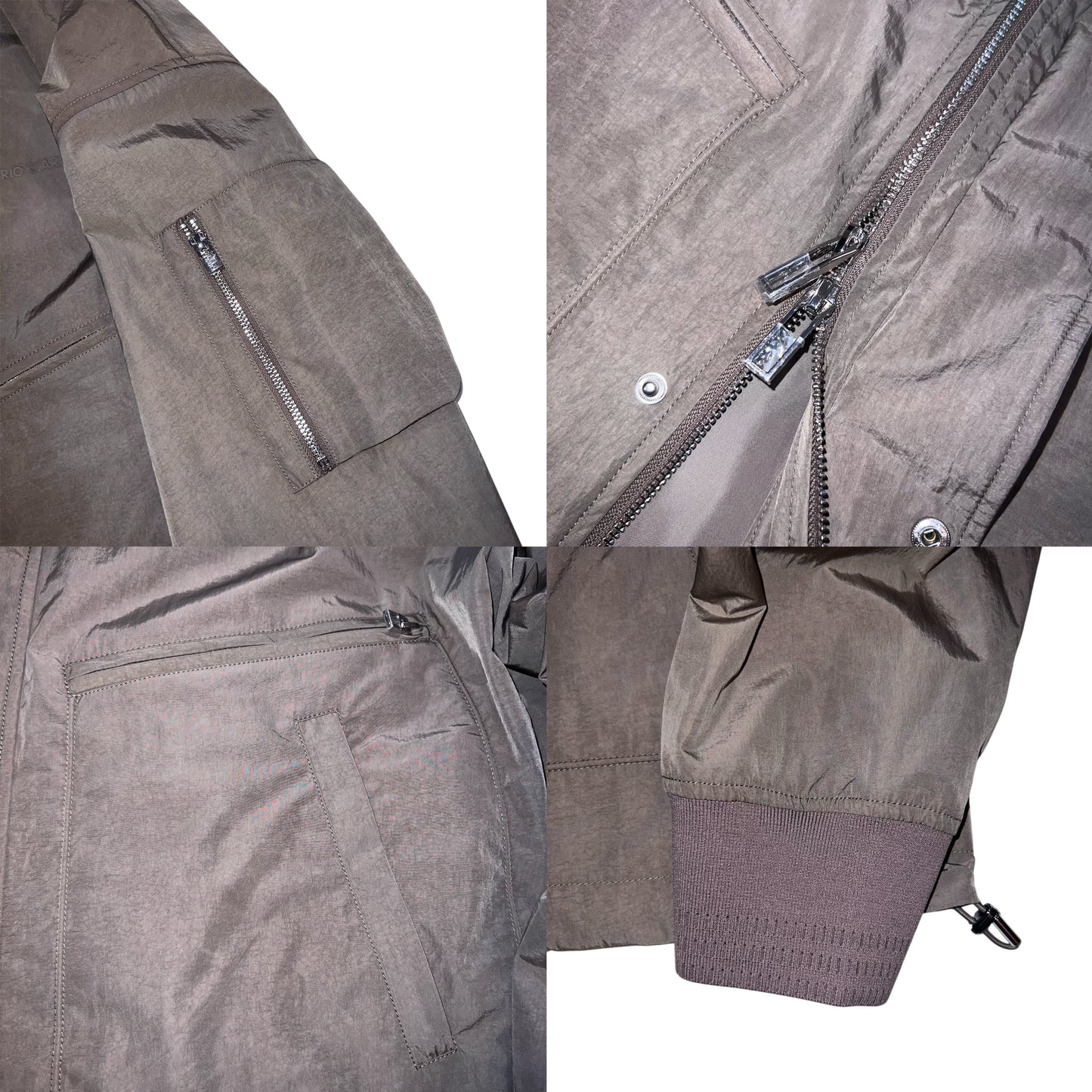 $1350 EMPORIO ARMANI All-weather blouson Khaki 52