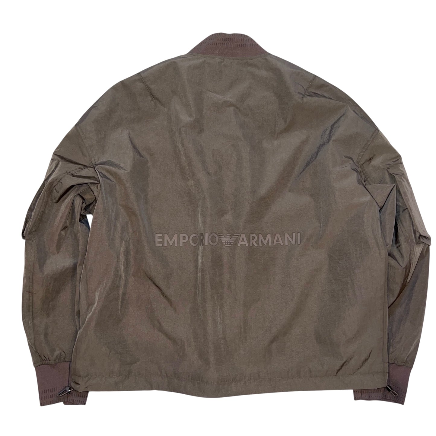 $1350 EMPORIO ARMANI All-weather blouson Khaki 52