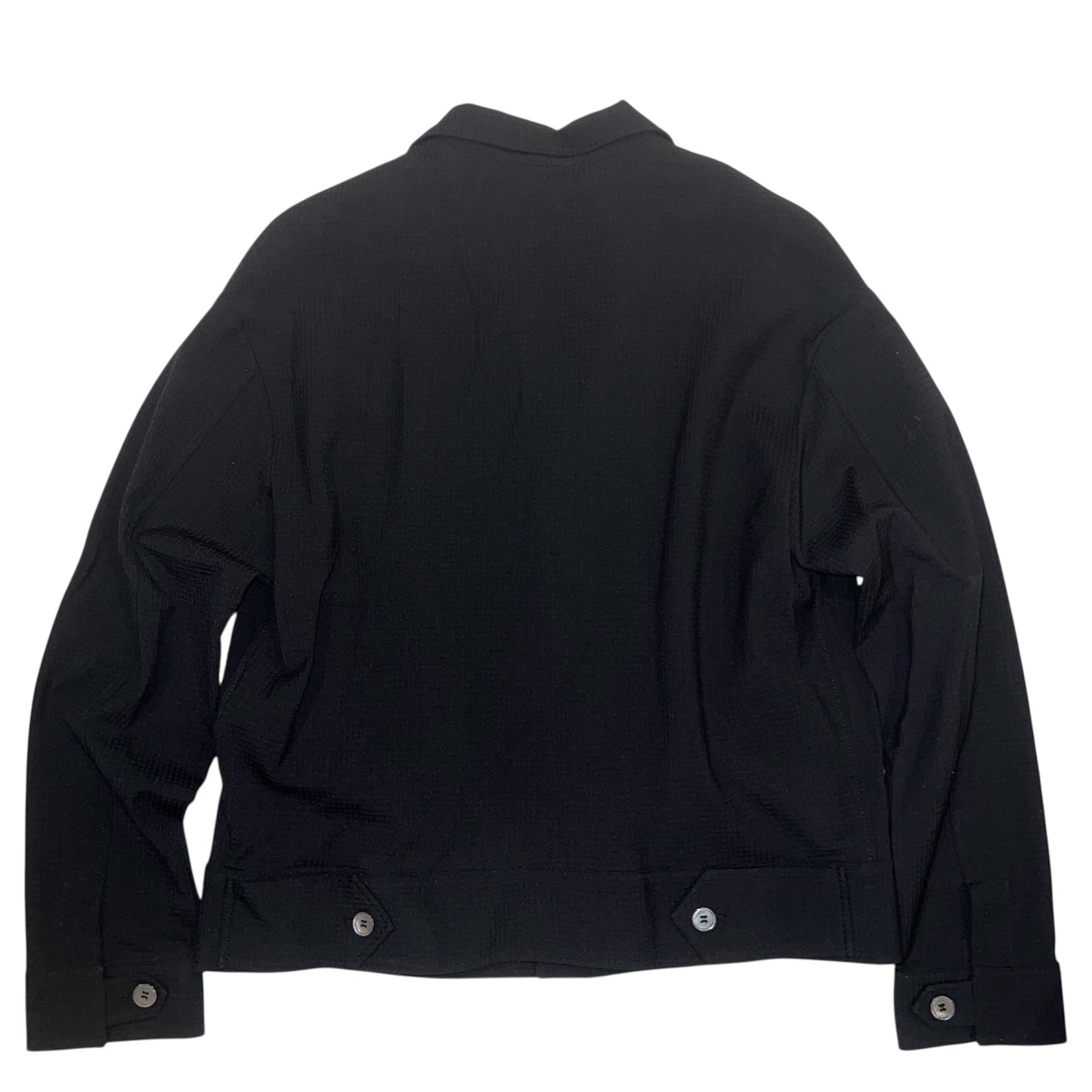 15万 EMPORIO ARMANI ハニカム 短丈 カーデ風 ジャケット 黒