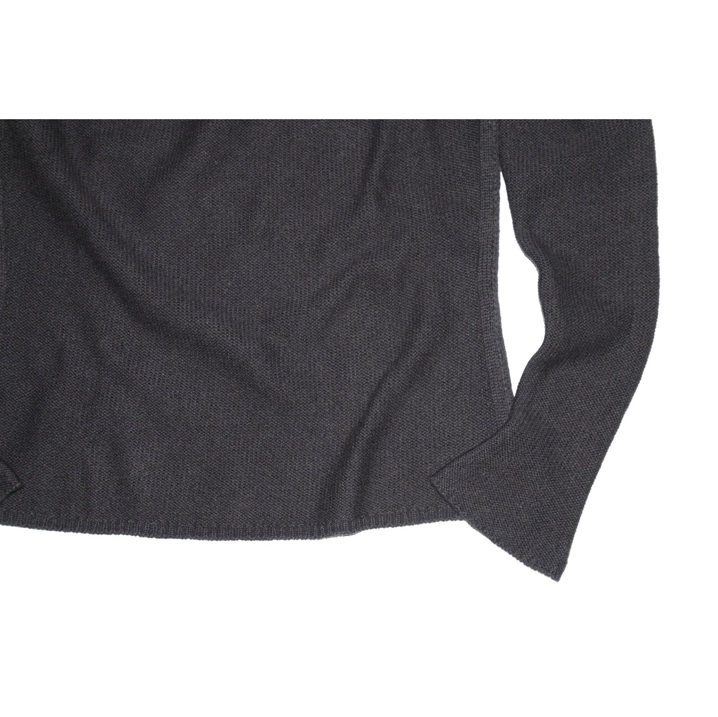 48万 新品◆Loro Piana◆稀少!ベビーカシミア100%◇ボートネック セーター◇紺グレー