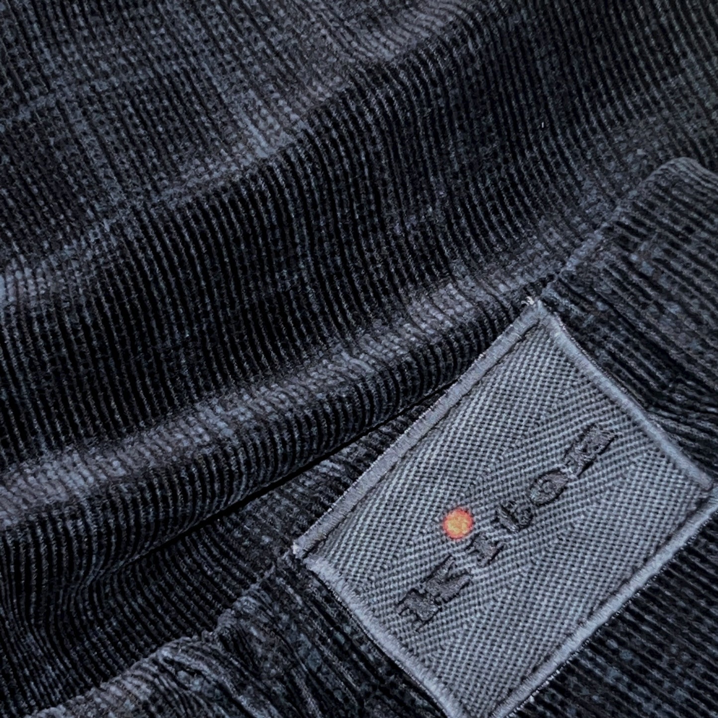 22万 新品 Kiton 総手縫い コーデュロイ パンツ 黒グレー 32