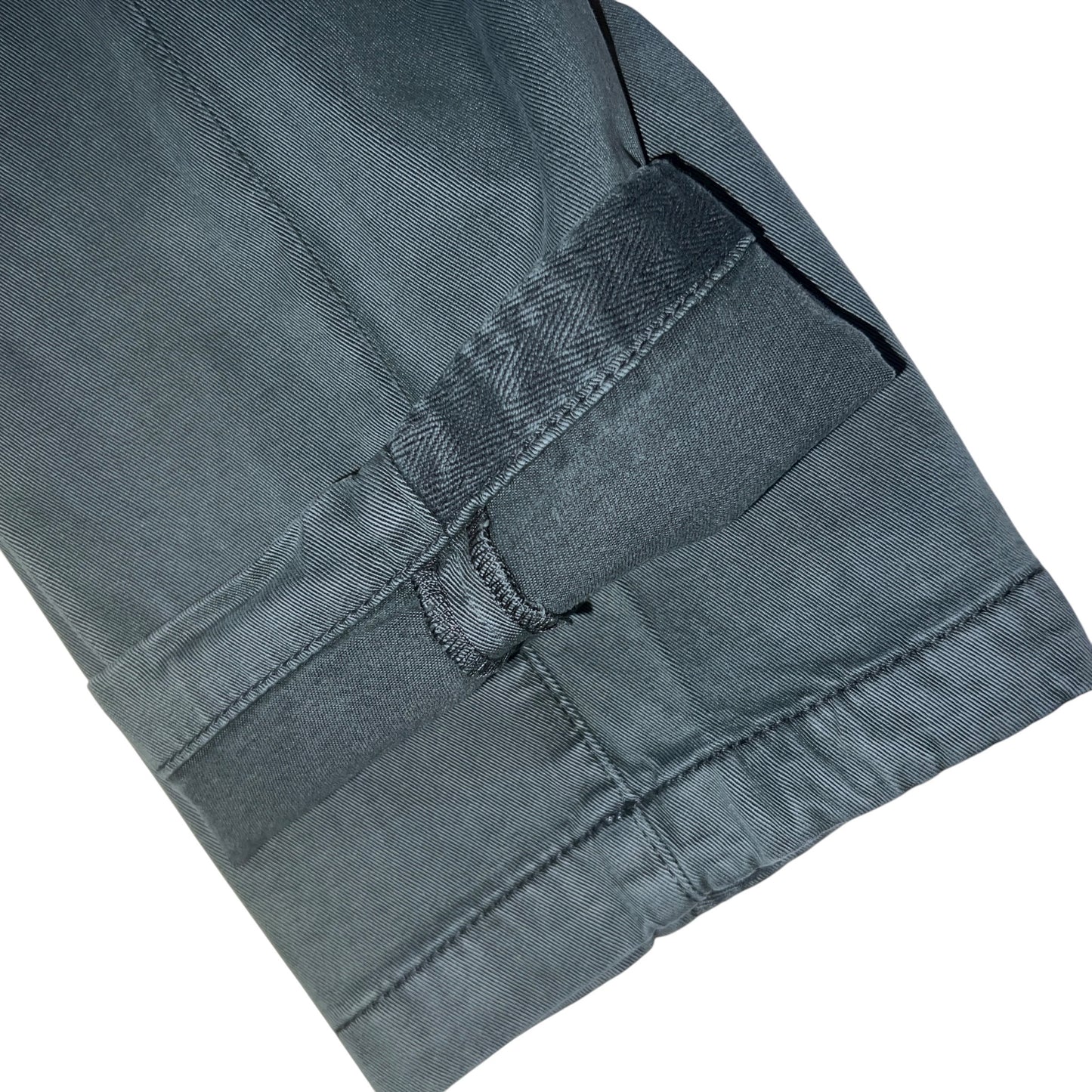 19万 新品 Kiton 総手縫い グリーングレー リヨセル 5ポケット パンツ