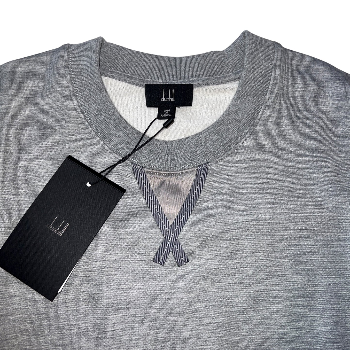 RRP$1300 [new] DUNHIL Silk Sweater Gray XL
