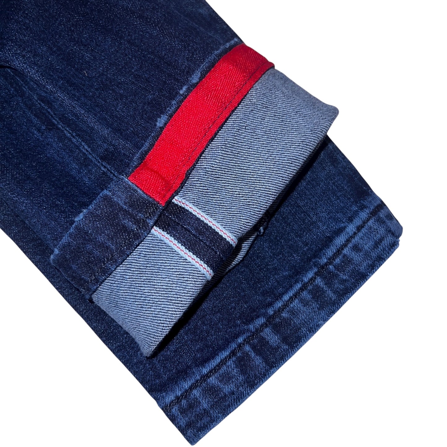 18万 新品 Kiton 総手縫い インディゴ デニム パンツ 30