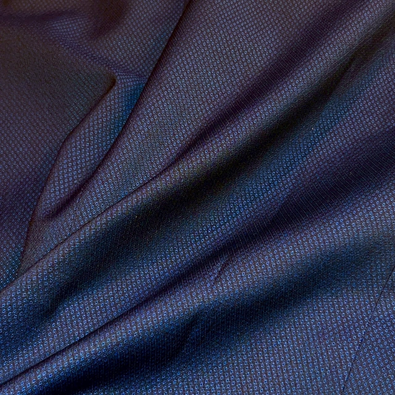80万 一日限定出品 CORNELIANI ITALY 3Pスーツ ダイヤ織り 青 56