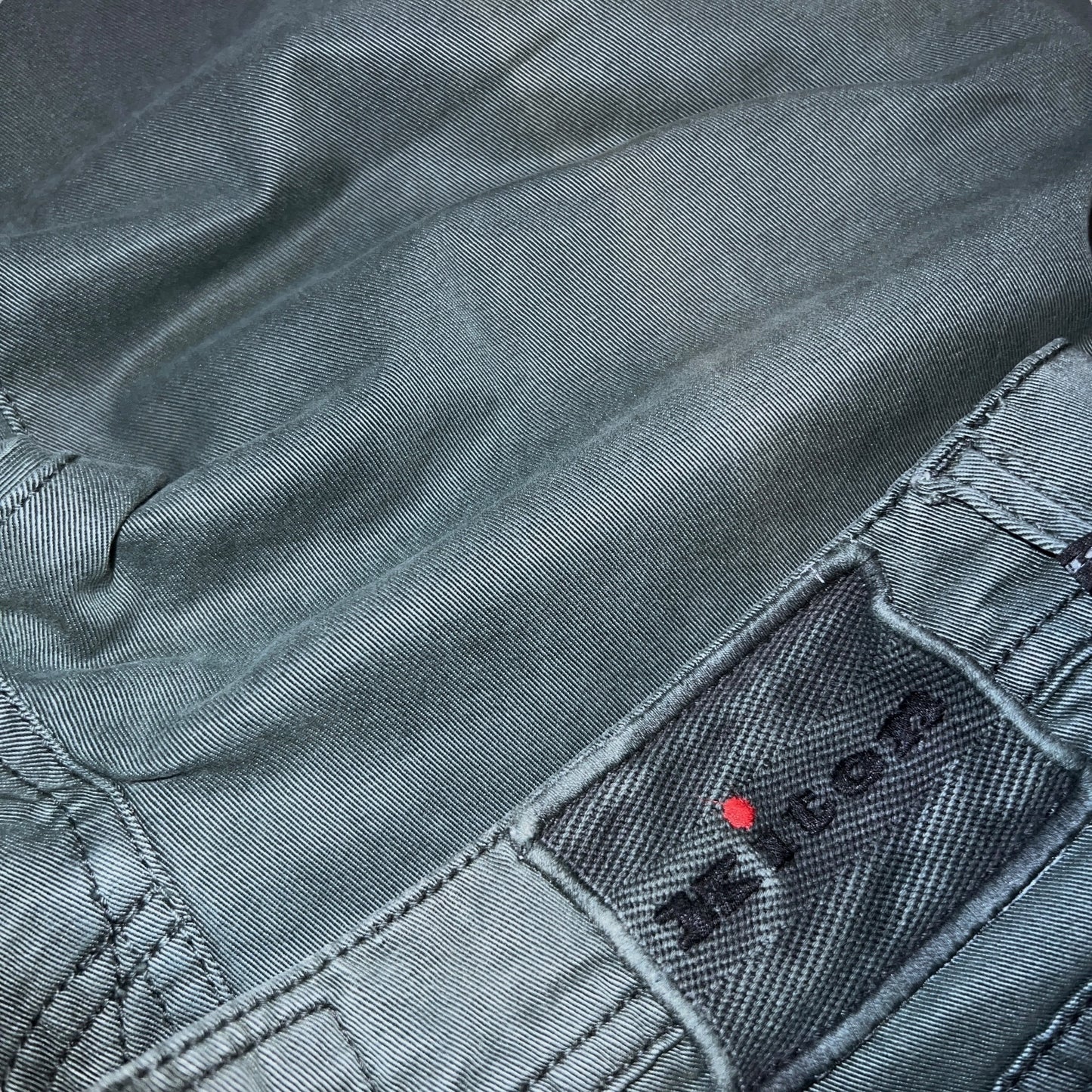 19万 新品 Kiton 総手縫い グリーングレー リヨセル 5ポケット パンツ