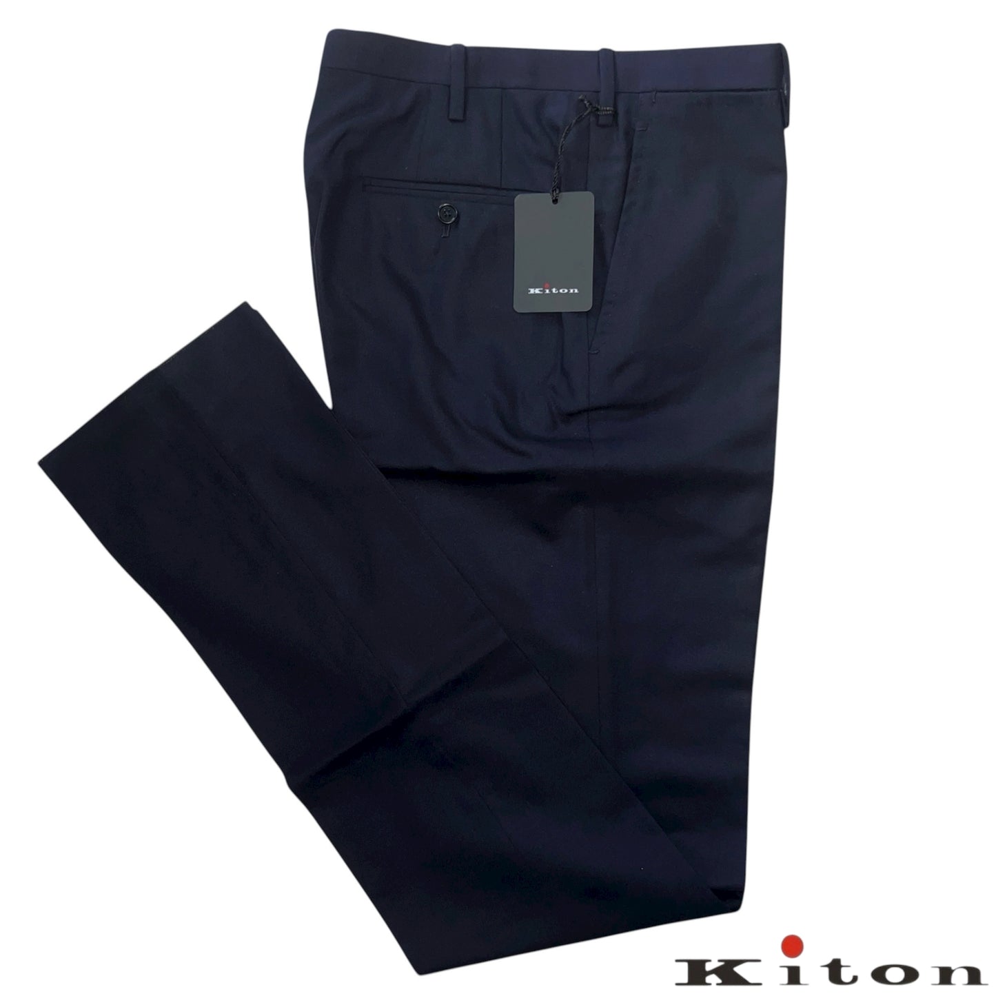 RRP$2400 [new] Kiton Virginwool Pants 44 Darkblue