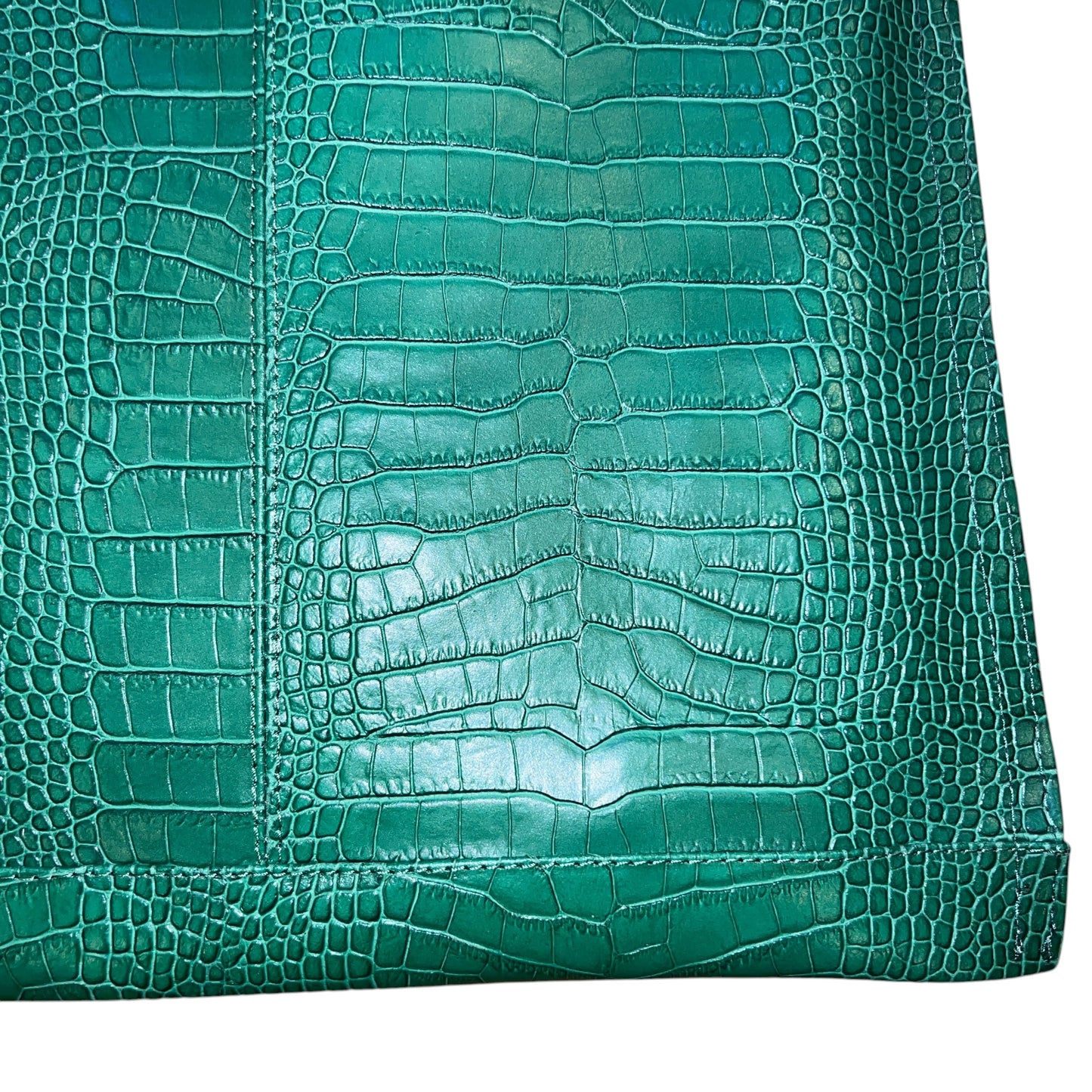 RRP$700 [new] Pelliccia milan Italy Shoulder bag Leather Crocodile emboss