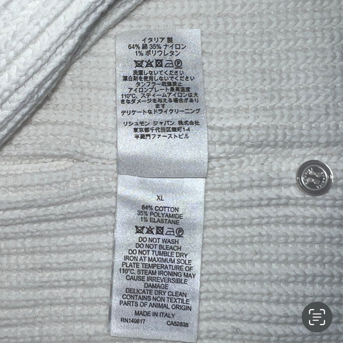 RRP$2100[new] DUNHIL Samue Kimono Low gauge Knit jacket White