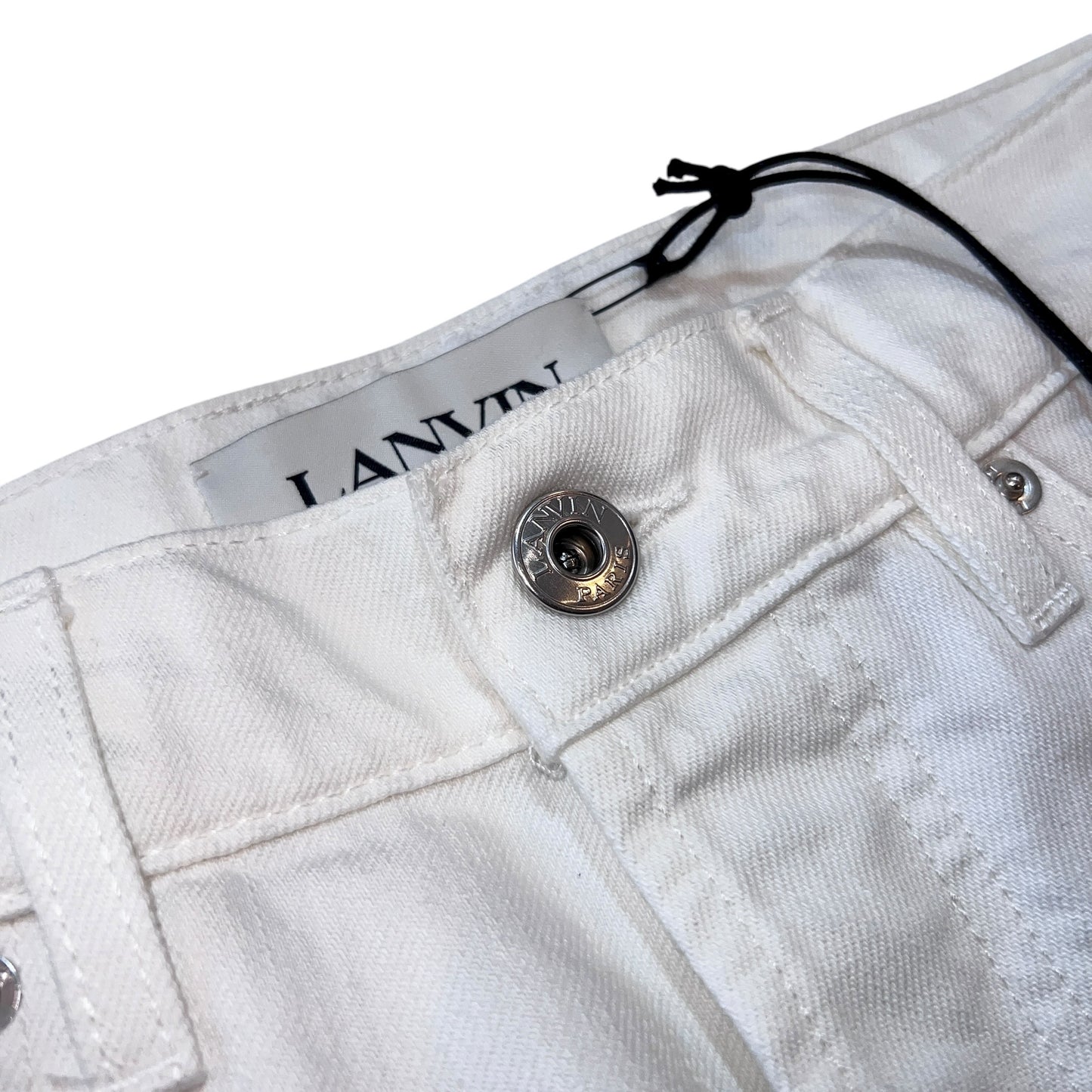 RRP$1050[new] 15万【7日間限定】LANVIN Paris Wide Denim Pants  White 32
