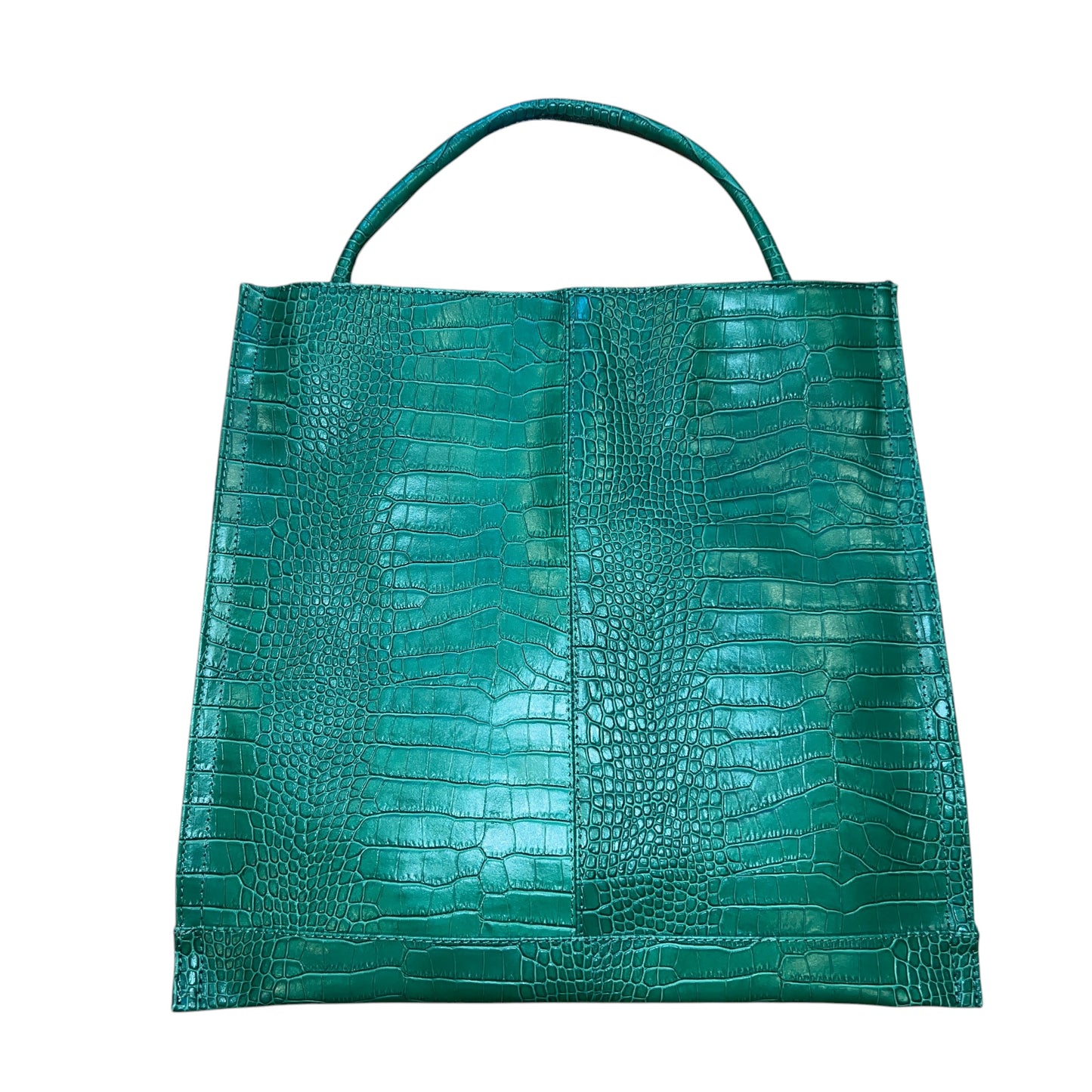 RRP$700 [new] Pelliccia milan Italy Shoulder bag Leather Crocodile emboss