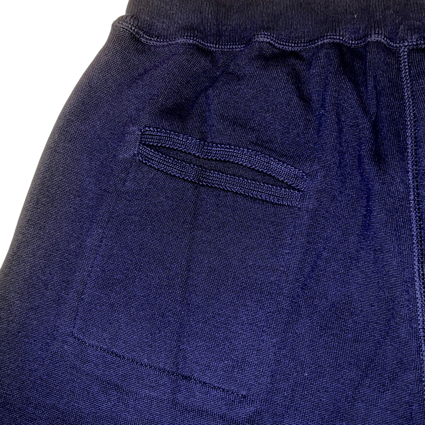RRP$950 [new] Kiton Cotton100% knit Shorts Dark blue XS