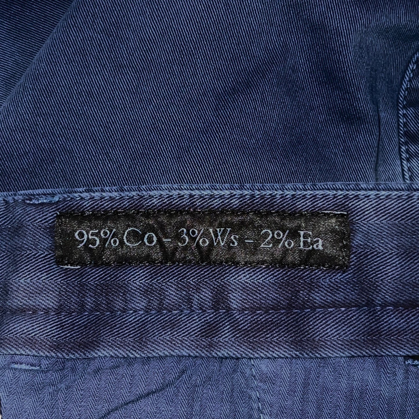 28万 新品 Kiton 総手縫い カシミア 暗ブルー スラックス パンツ 32