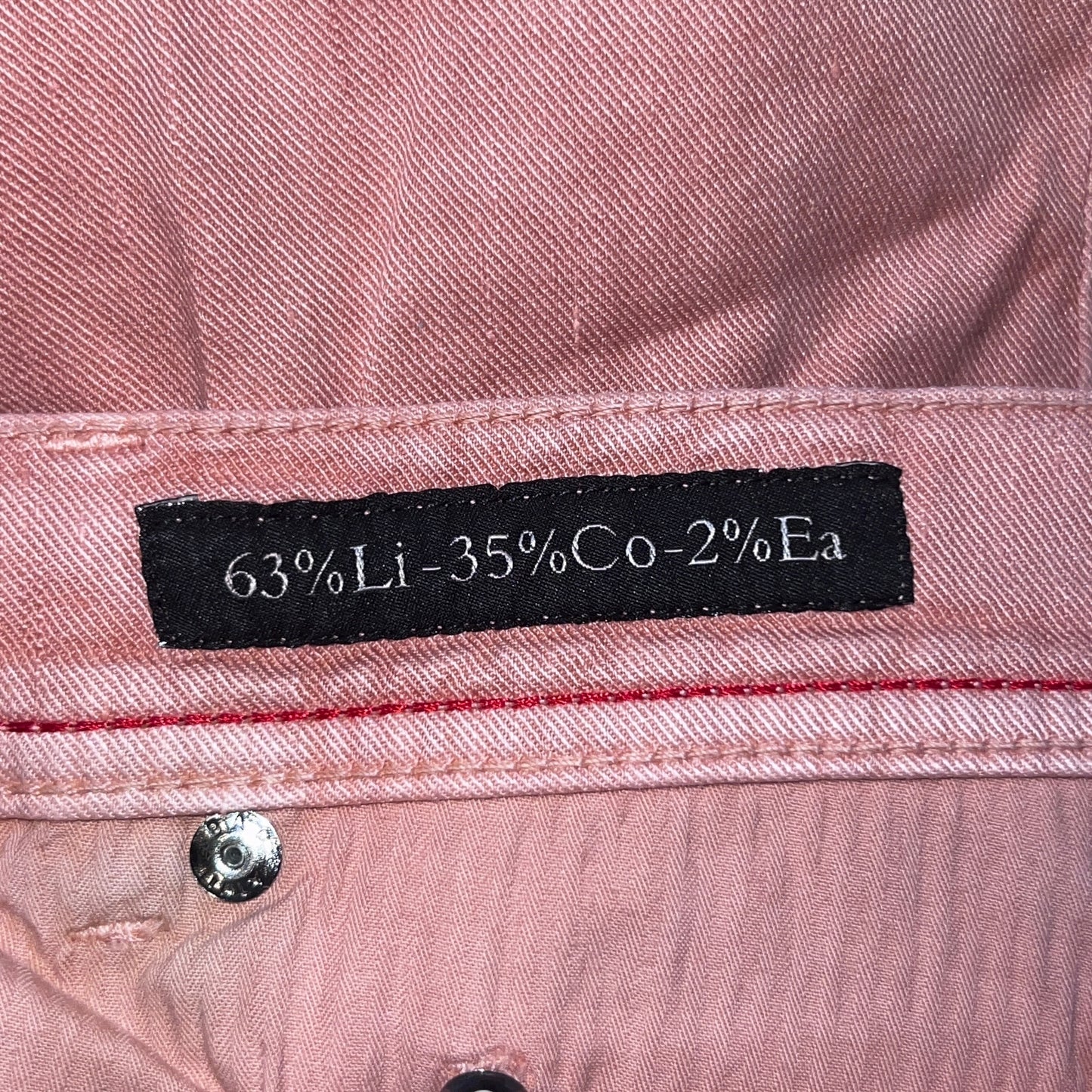 20万 新品 Kiton 総手縫い コーラルピンク 5ポケット パンツ 32