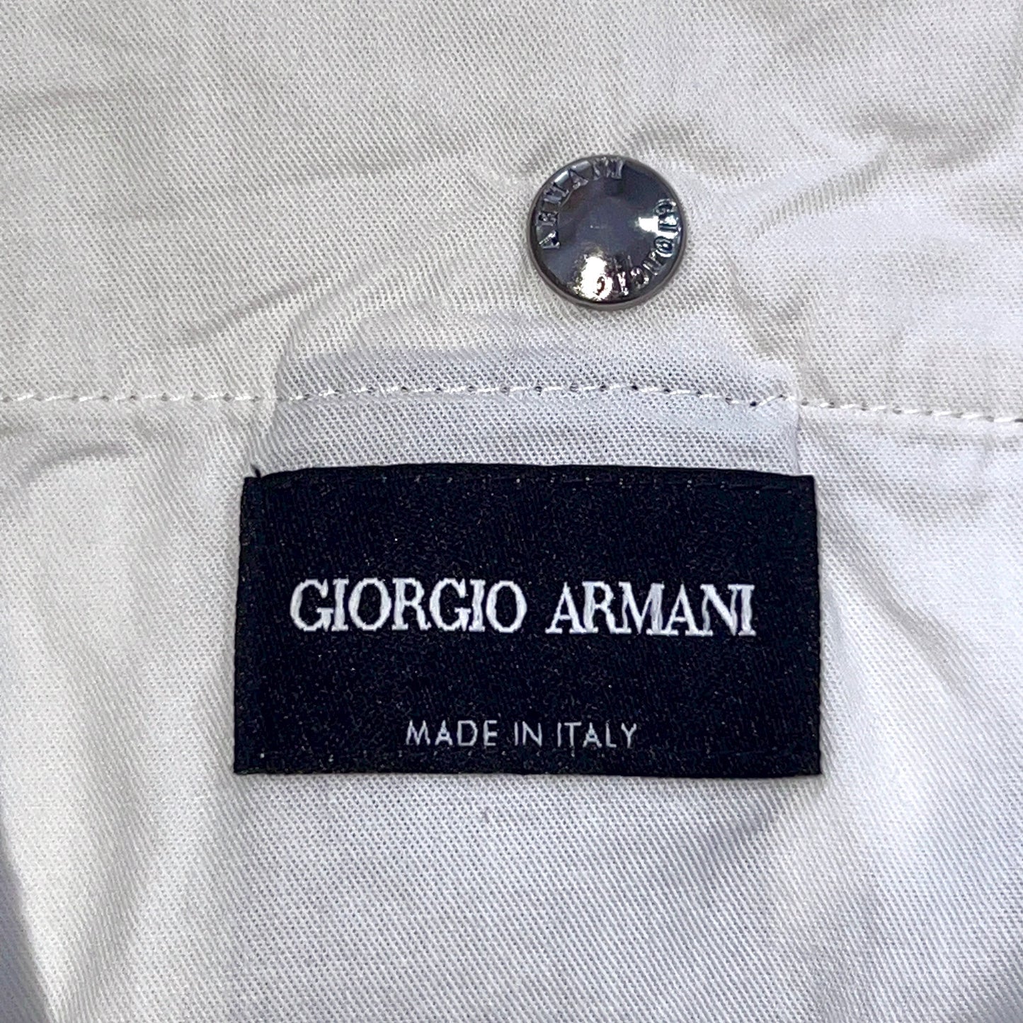 RRP$2050 [new] GIORGIO ARMANI Wide pants Cotton/Linen Beige 50