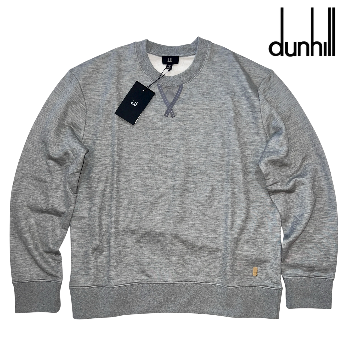 RRP$1300 [new] DUNHIL Silk Sweater Gray XL