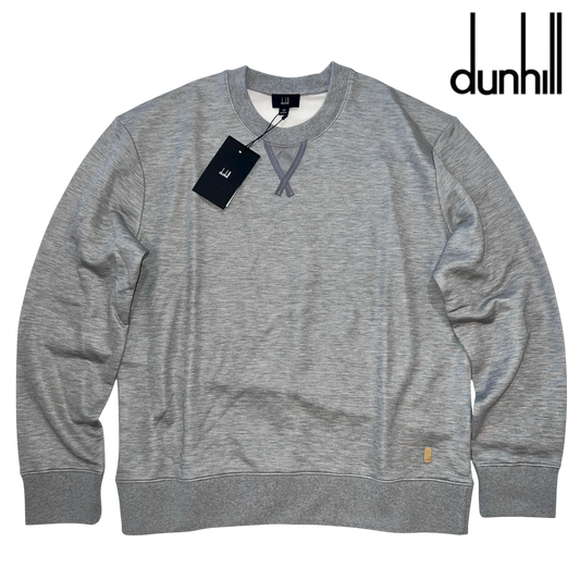 RRP$1300 [new] DUNHIL Silk Sweater Gray XL