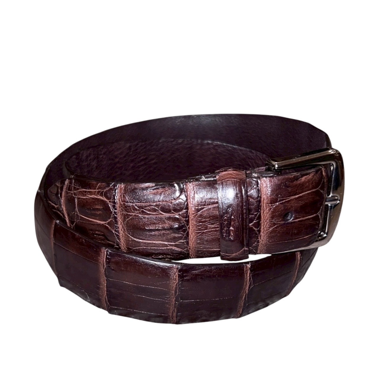 RRP$2700 [new] 42万 【7日間限定】 Loro Piana Crocodile Leather Belt Brown 90