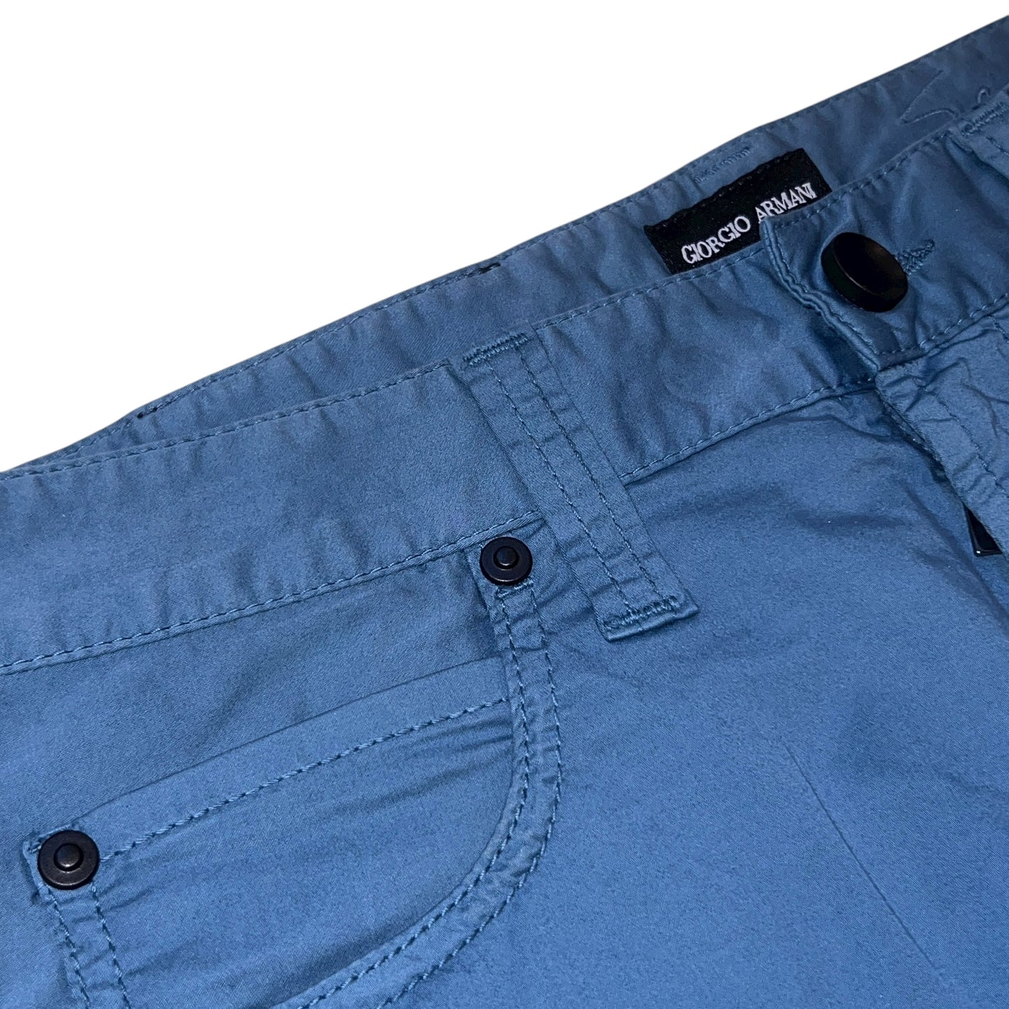 RRP$1150［new］ GIORGIO ARMANI Ash emerald green Cotton 5pockets pants 29