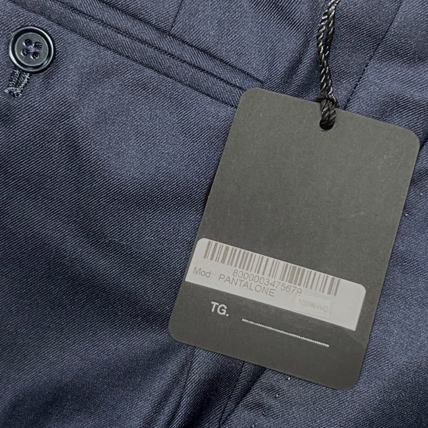 RRP$2400 [new] Kiton Virginwool Pants 44 Darkblue