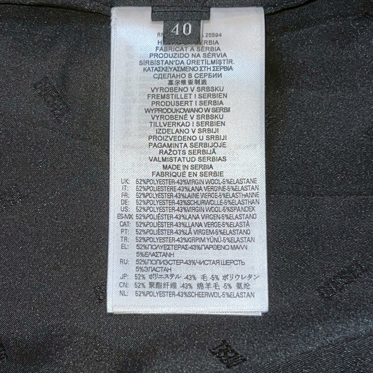 19万 新品 DIESEL 超ロングコート ミニマル 黒 バージンウール 42