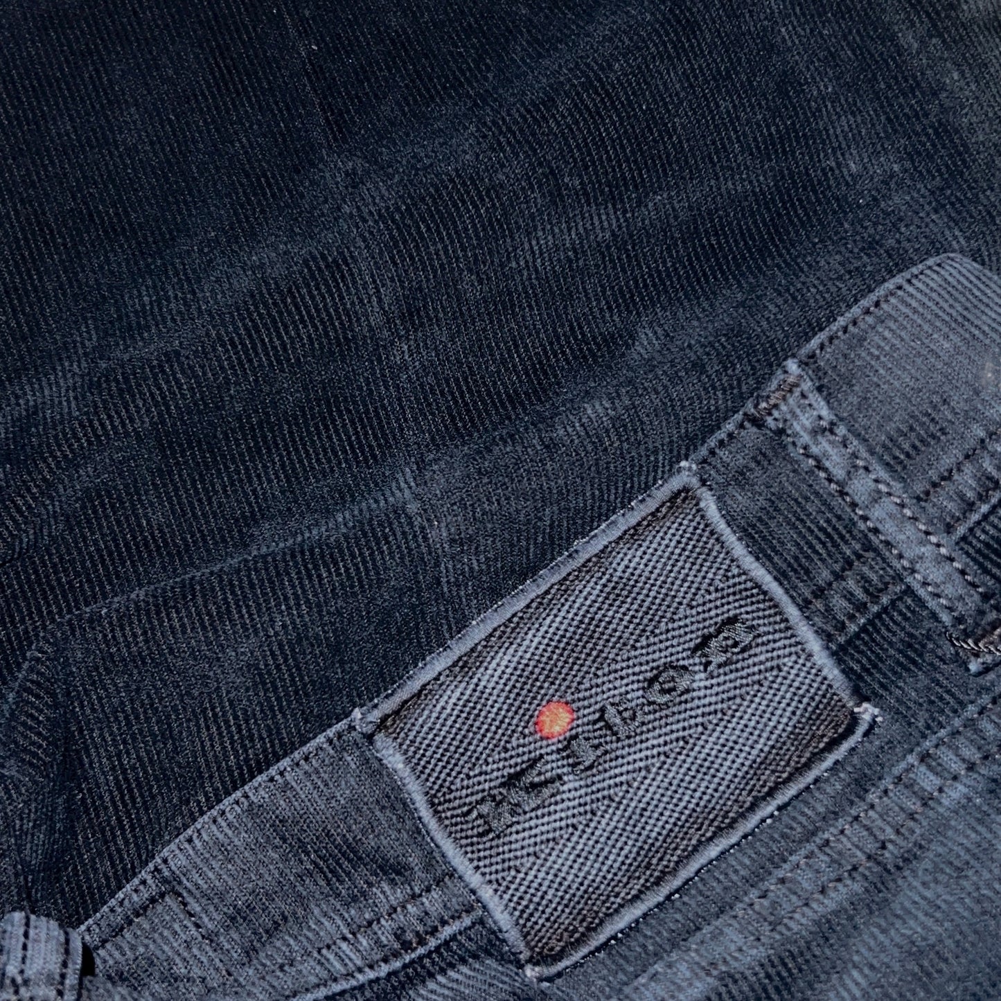 21万 新品 Kiton 総手縫い 細コーデュロイ 5ポケット パンツ 青 32