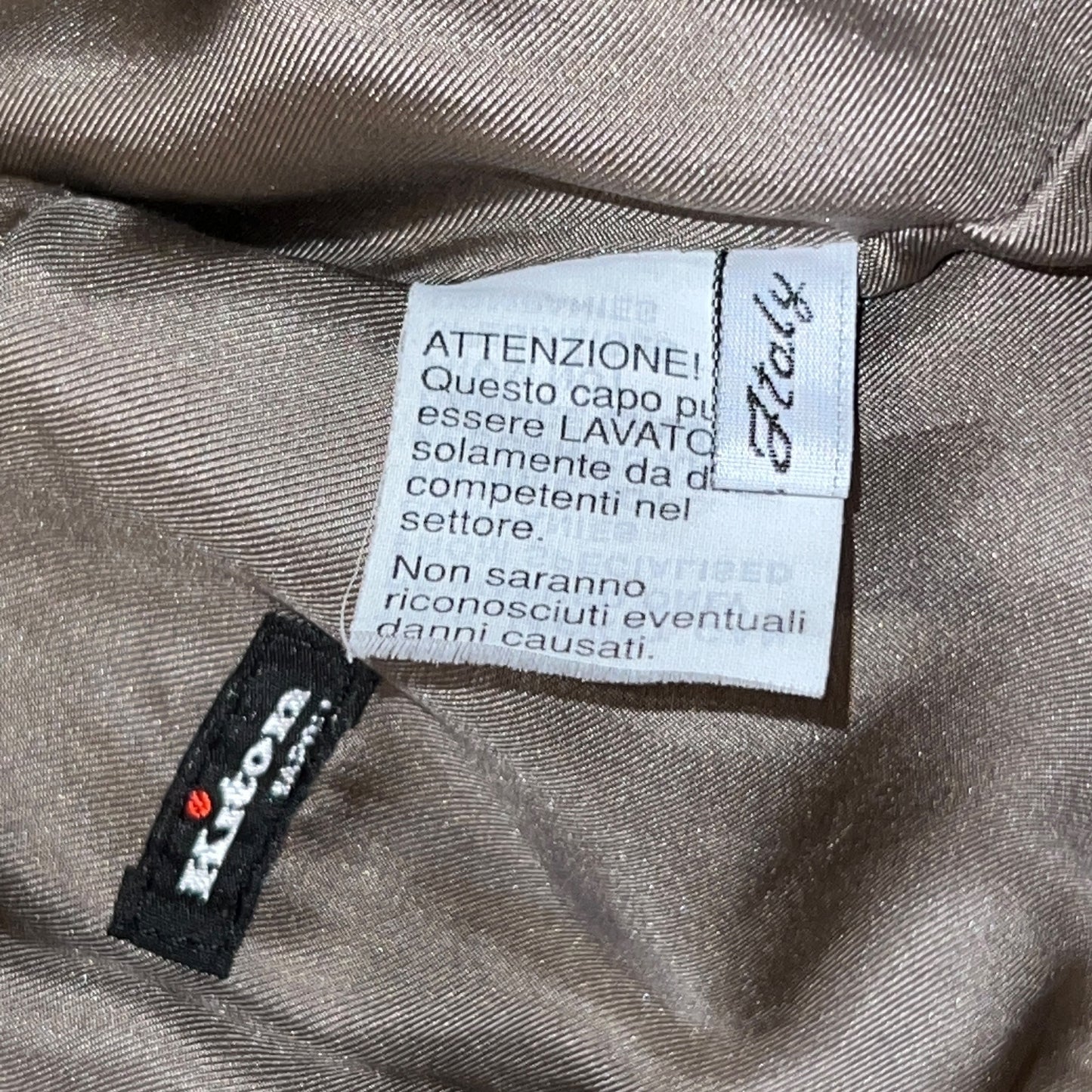 RRP$11000 Kiton Italy Leather Tailor Jacket Black 38