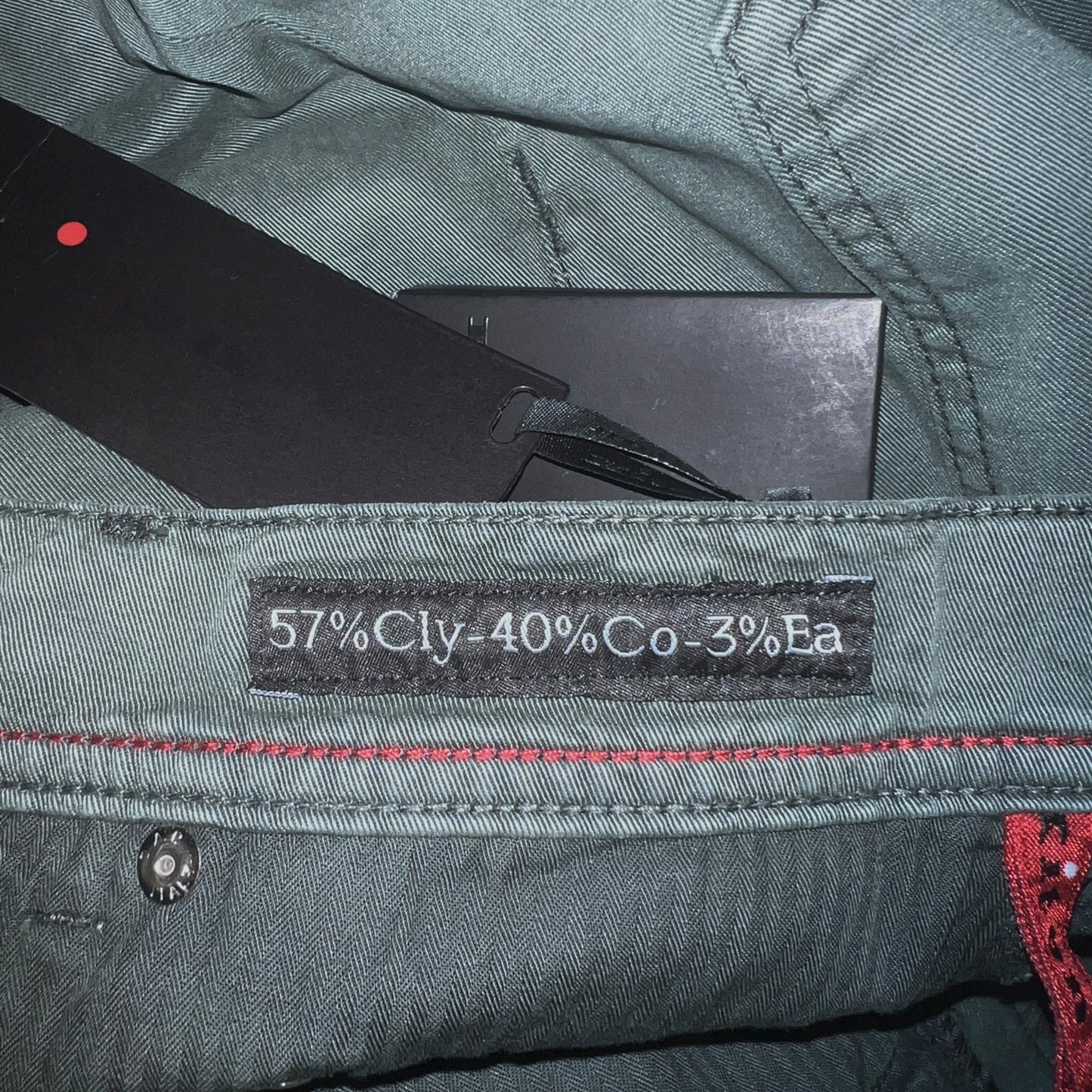 19万 新品 Kiton 総手縫い グリーングレー リヨセル 5ポケット パンツ