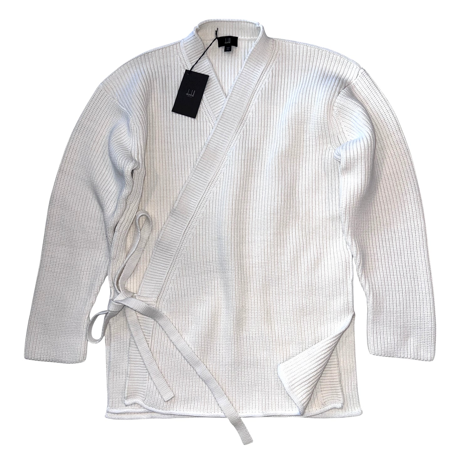 RRP$2100[new] DUNHIL Samue Kimono Low gauge Knit jacket White