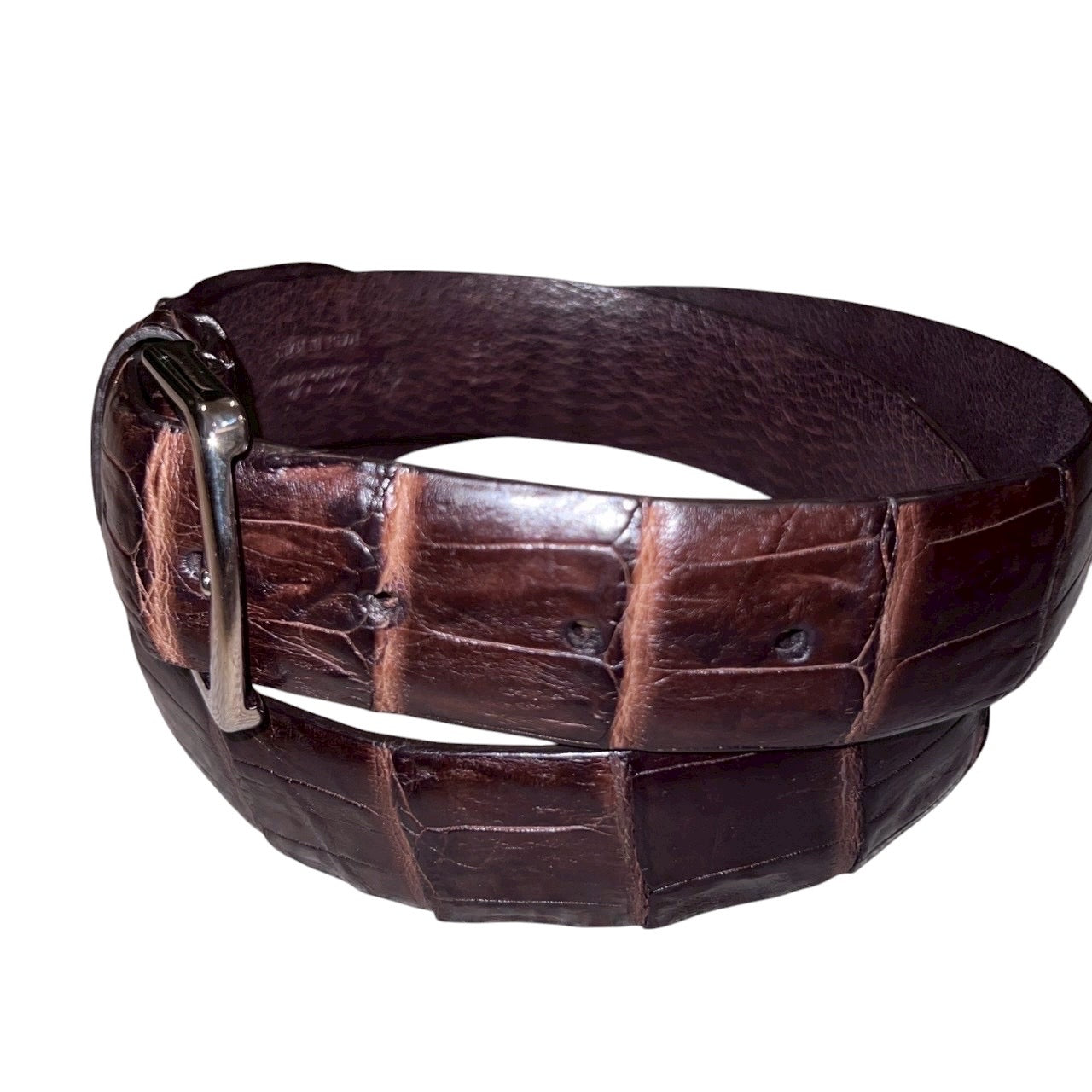 RRP$2700 [new] 42万 【7日間限定】 Loro Piana Crocodile Leather Belt Brown 90