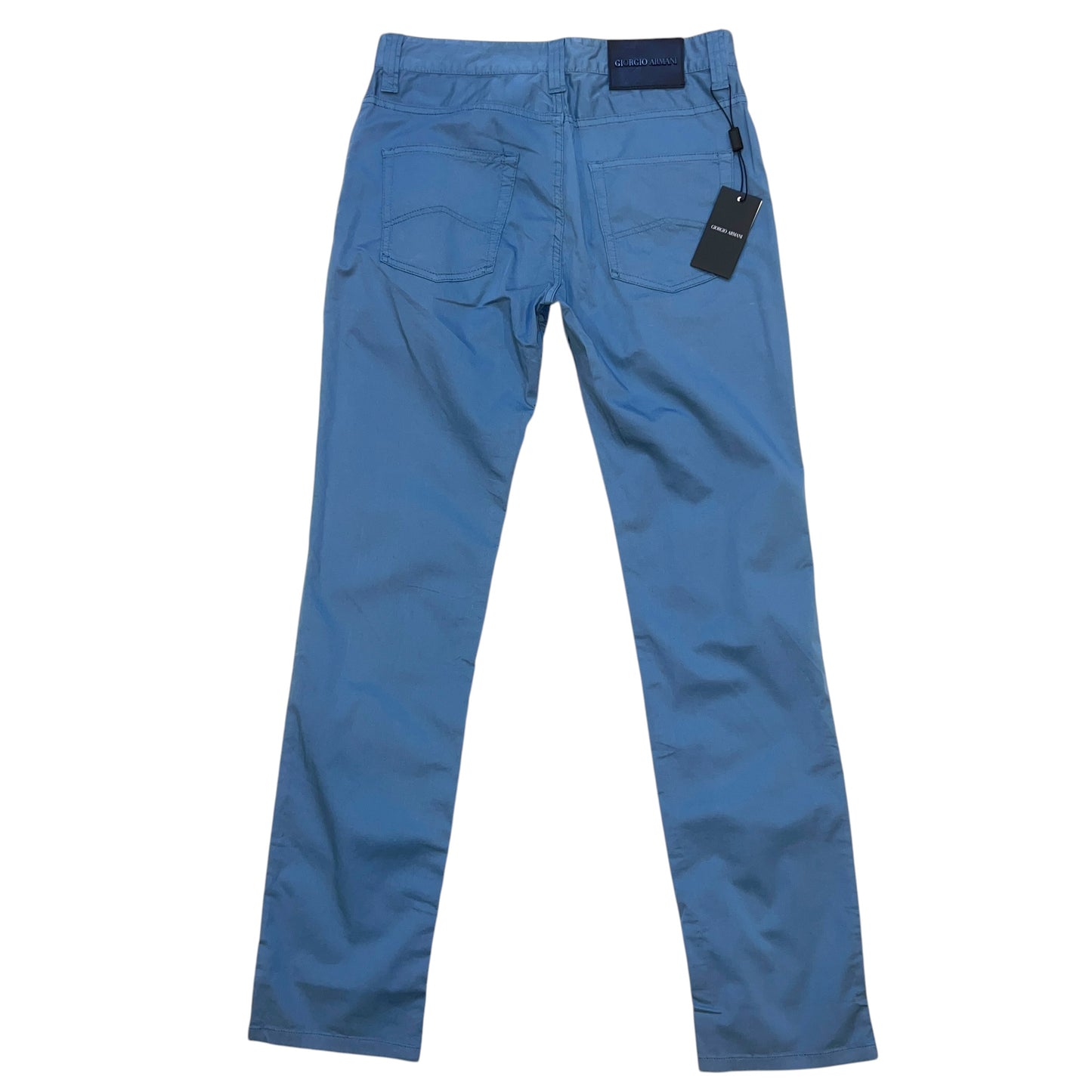 RRP$1150［new］ GIORGIO ARMANI Ash emerald green Cotton 5pockets pants 29